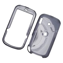 Palm Treo Pro 850 Snap On Protector Hard Case Transparent Cover Smoke Grey