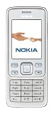 Nokia - T�l�phone portable  6300 - monobloc - Appareil photo 2 m�gapixels / Bluetooth / MP3 / radio FM / slot Micro SD - blanc