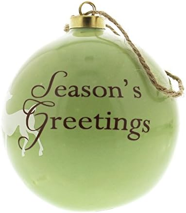 Widdop BinghamSeasons Greetings Holiday Forest Collection Large Green Christmas Tree Decoration Bauble
