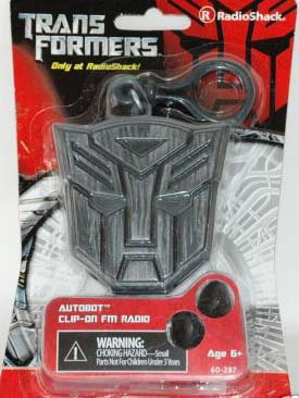 Transformers Deception Clip-on Fm Radio Radioshack