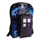 Trade Mark Collections Dr Who Backpack with Tardis Shaped Front Pocket