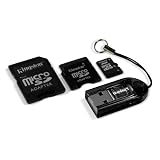 Kingston Flash Memory MBLY/4GB Mobilty Kit with 4 GB MicroSD Card Reader and 3 Adapters