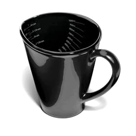 Nigella Lawson Living Kitchen Melamine Measuring Jug 1Litre Black