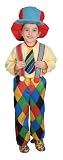 Sporting Goods : Deluxe Circus Clown Costume Set - Small 4-6