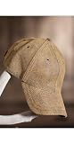 Distressed Leather Baseball Cap
