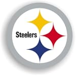 NFL Pittsburgh Steelers 12-Inch Vinyl Logo Magnet