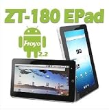 New Arrival ZT-180 Android 2.2 Tablet PC 1GHz 512MB Support Wifi HD Film USB 3G
