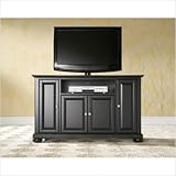Crosley Furniture Alexandria 48" TV Stand in Black Finish