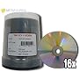 Taiyo Yuden - 100 x DVD-R - 4.7 GB 16x - silver - thermal transfer printable surface - spindle - storage media