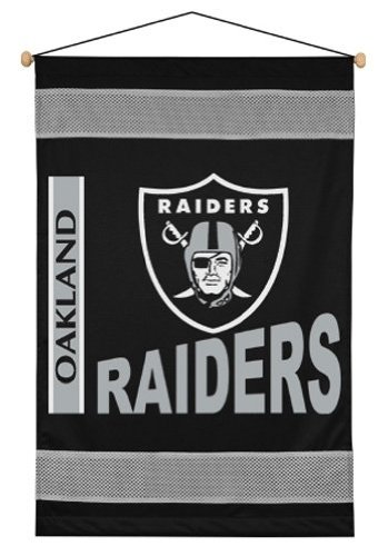 Sports Coverage NFL Oakland Raiders Sideline Wall Hanging
