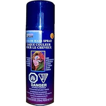 Amazon.com: Blue Temporary Spray In Hair Color: Clothing