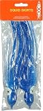 Boones Octopus/Squid Skirt - 7 3/4 Blue/Silver - 2 Pack