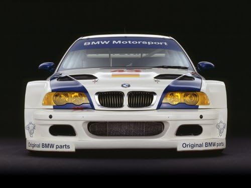 Archival Canvas and Photographic Limited Edition Art Print BMW E46 M3 GTR Front - 2001 28" x 36"