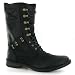 J Shoes Drill Black Leather Mens Boots