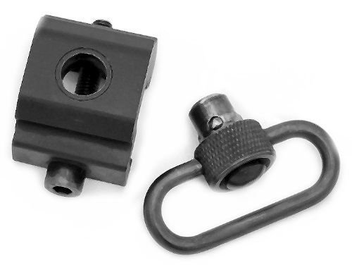 Ade Advanced Optics Quick Detach Push Button Sling Swivel Set with Mount
