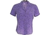 Plus Notations Leaf Print Blouse