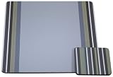 Jet/White Tablemat - Set of 4