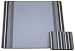 Jet/White Tablemat - Set of 4