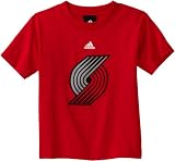 NBA Youth Portland Trail Blazers Short Sleeve Tee "Team Logo" - R8A3Rmktb (Red, Large)