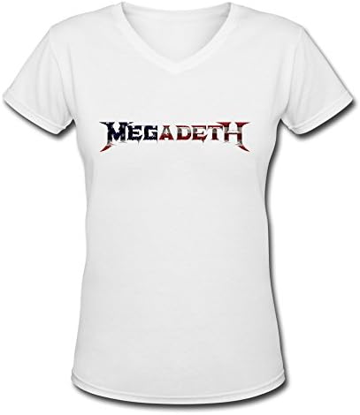 Z'Hang Women's Megadeth V-neck T Shirts XX-Large