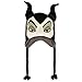 Disney Women Villain Maleficent Character Acrylic Knit Winter Laplander Hat with Tassels