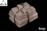 Prestige  Luxor  Egyptian Cotton 650gsm 6pc Towel Bale Bundle Gift Set - BEIGE
