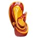 Abstract Ganesh Statue Playing Musical Instrument Sitar