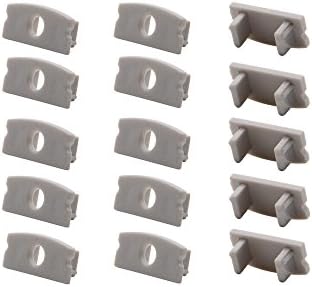 LEDdrop End Caps for LED Aluminum Channel System (U-12)