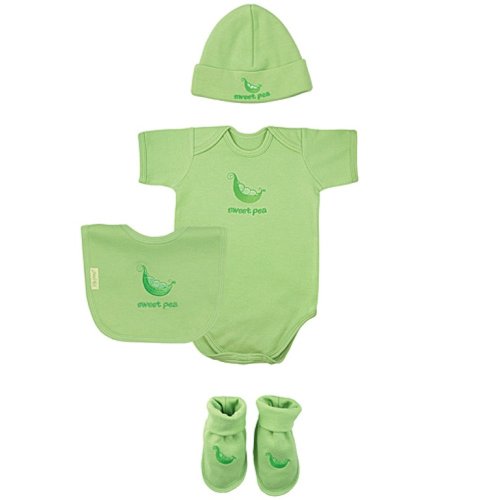 IPlay Organic Cotton Sweet Ones Gift Set - Sage Sweet Pea