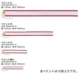 トロフィーリボンSS（ペナント特小）(25×250mm)10枚入
