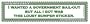 I Wanted a Government Bail-out but All I Got Was This Lousy Bumper Sticker. Magnetic Bumper Sticker