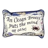 An Ocean Breeze Decorative Tapestry Toss Pillow by 