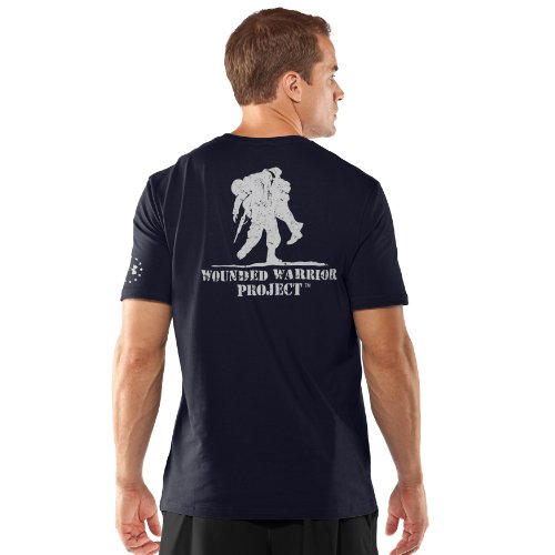 Men’s UA WWP T-Shirt Tops by Under Armour 3XL Dark Navy Blue On Sale