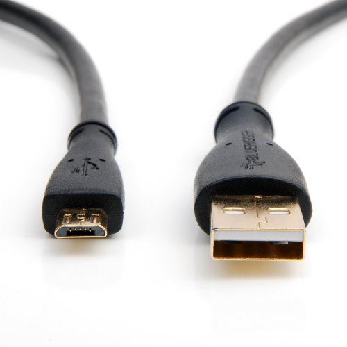 BlueRigger USB 2.0 (A) to Micro (B) USB Cable for Smartphones, Tablets and other devices (6 Feet)