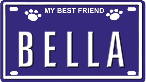 BELLA Dog Name Plate for Dog House. Over 400 Names Availaible. Type in Name