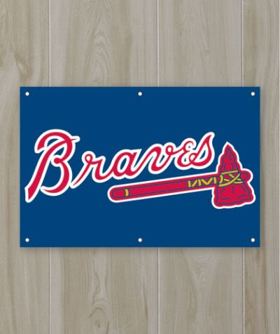 MLB Atlanta Braves Fan Banner