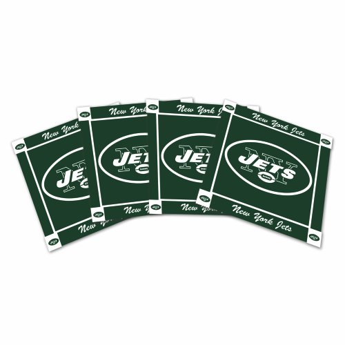 NHL New York Jets 4 Pack Ceramic Coasters