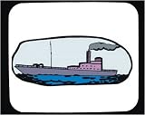 Mouse Pad with Venezuela, smoke, ocean, South America , transportation, ship, voyage, liner
