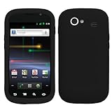 Silicone Skin Cover for Samsung Nexus S GT-i9020, Black