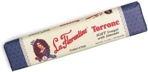 La Florentine - Traditional Italian Torrone [SOFT], (2)- 5.3 oz. Bars
