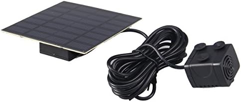 NEWSTYLE Solar Power Fountain Water Pump Panel Kit Pool Garden Pond Submersible Watering (1.2W Solar Pump)