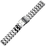 Marburger Topline - Uhrband aus Edelstahl - 18 und 20 mm