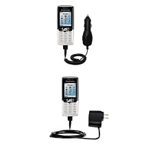 Essential Kit for the Sony Ericsson T616 - includes Car and Wall Charger with Rapid Charge Technology - Gomadic Brand w/ TipExchange Technology