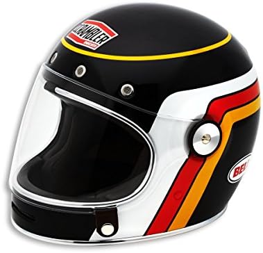 Scrambler Ducati Black Track Full-Face Helmet by Bell - Size Medium