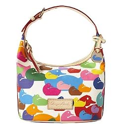 Dooney Bourke Wonder Duck Girly Bucket Bag Tote White