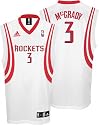 Tracy McGrady Youth Jersey: adidas White Replica #3 Houston Rockets Jersey