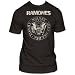 Impact Men's Ramones Distressed Seal T-Shirt, Coal, Medium