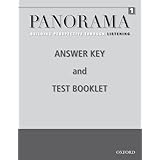 panorama listening 1 answer key and test booklet