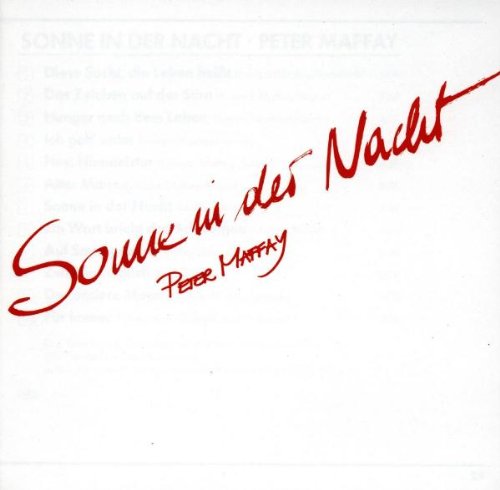 Peter Maffay Sonne in Der Nacht cd cover