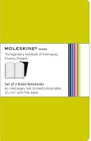 Moleskine Volant Notebook Ruled, Green Pocket: Set of 2